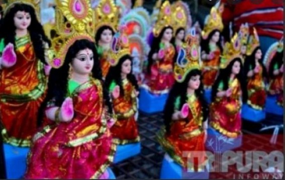 Preparations for Laxmi Puja is on peak in Tripura